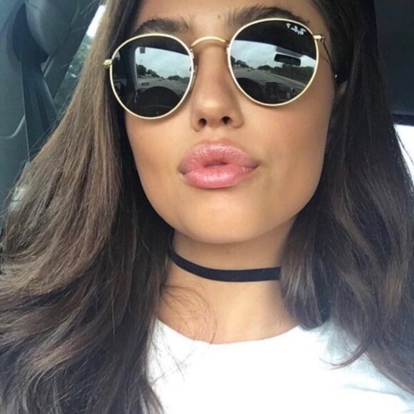 Ray Ban Round Metal Gold Frame RB3447 - Picture 5 of 12